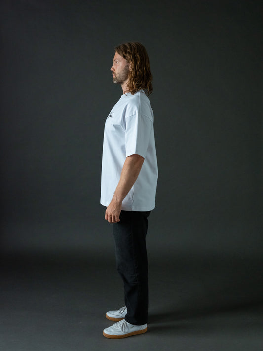 Hemo Premium Oversize T-paita Valkoinen