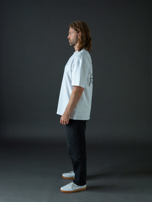 Hemo Relax Oversize T-paita Valkoinen