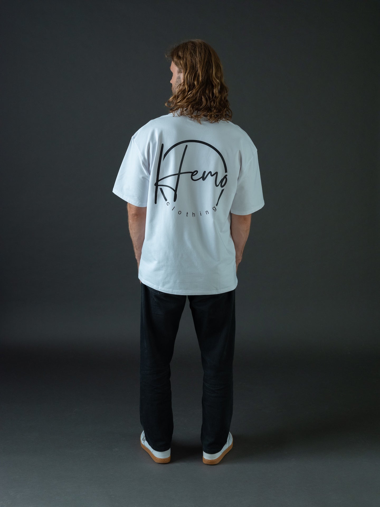 Hemo Relax Oversize T-paita Valkoinen
