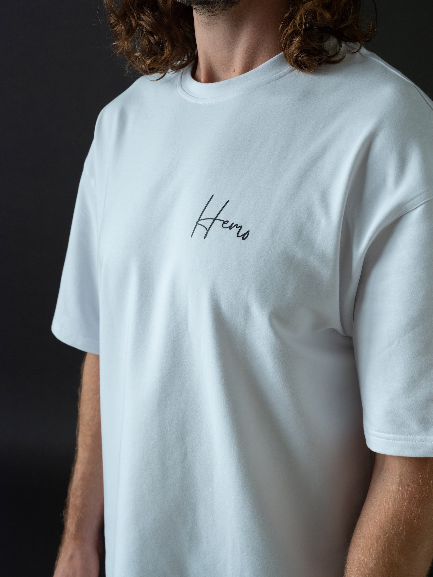 Hemo Relax Oversize T-paita Valkoinen