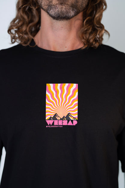 Hemo x Weesap Relax Oversize T-paita Musta