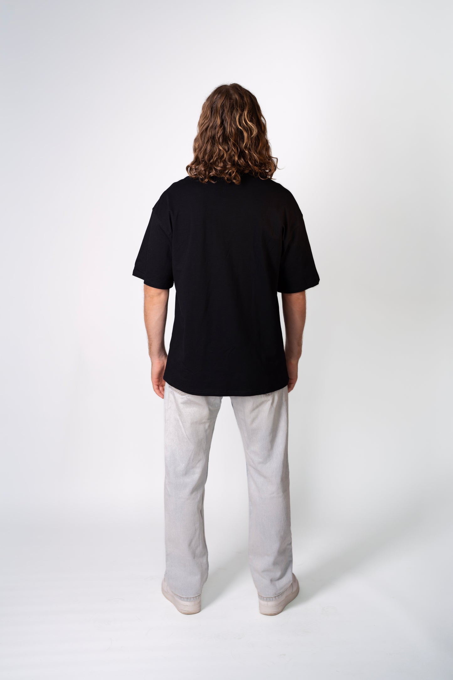 Hemo x Weesap Relax Oversize T-paita Musta