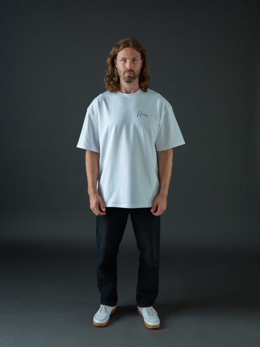 Hemo Relax Oversize T-paita Valkoinen