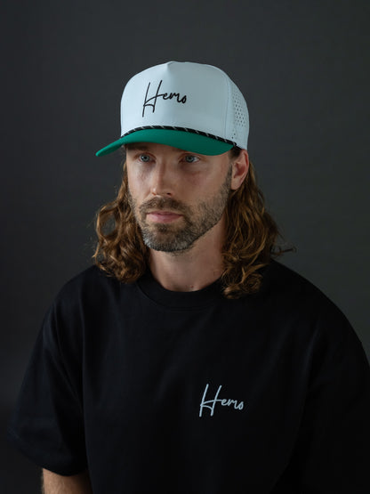 Hemo Snapback Lippis Vihreä Valkoinen