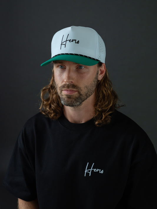 Hemo Snapback Lippis Vihreä Valkoinen