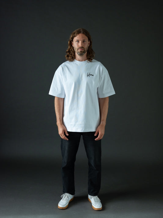 Hemo Premium Oversize T-paita Valkoinen